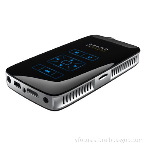 LCos Mini Projector 2GB Meomory Touch Keypad TF-Card VGA Resolution